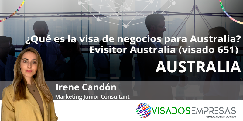 Evisitor Australia. Visados Empresas