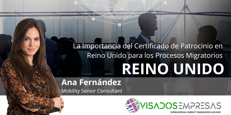 Certificado de Patrocinio en Reino Unido Visados Empresas